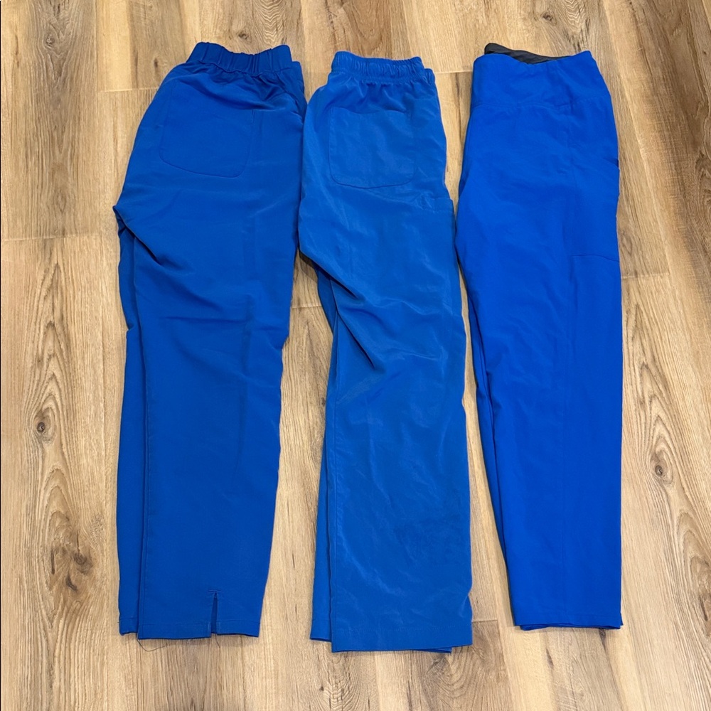 Royal Blue Scrub Pants size Large